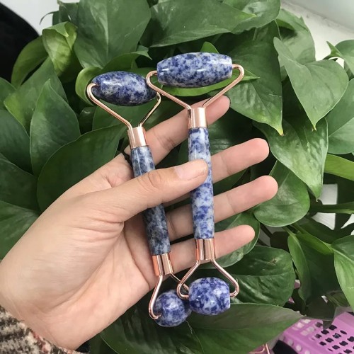 Facial Roller (Sodalite)