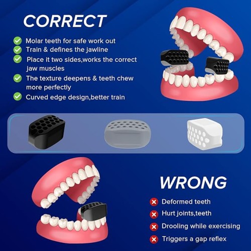 Jawline Silicone Exerciser 2x