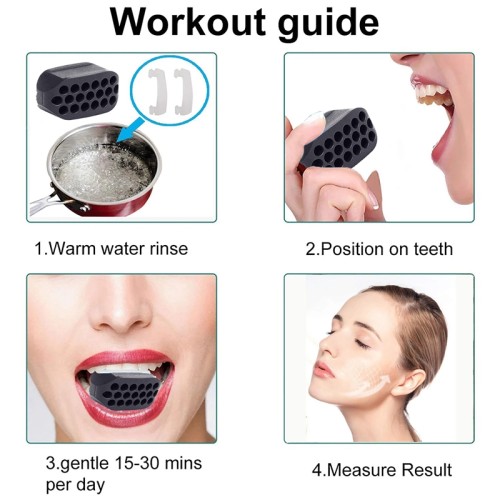 Jawline Silicone Exerciser 2x